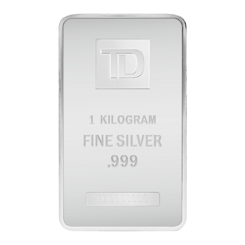 Image for 1 kg. TD Silver Bar from TD Precious Metals